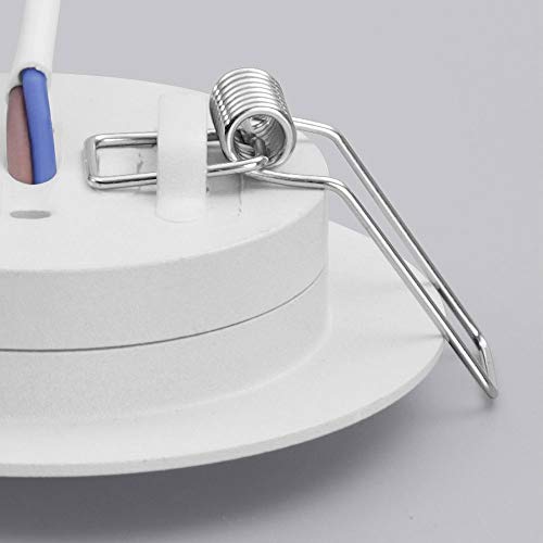 Foco Downlight LED Blanco con Acabado Hermético IP44 para Estética Minimalista 2