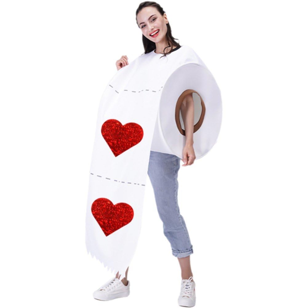 Costume de papier toilette adulte pour Halloween et soirées déguisées