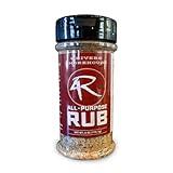 4 Rivers – Smokehouse All Purpose Rub; Multi-Regional BBQ flavor, Gluten Free, Great for a Variety of Brisket, Beef, Pork and Poultry. Single pack 6 oz