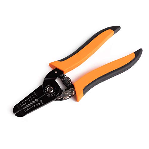 Wirefy STRP-01 Wire Stripper and Cutter - Wire Stripping Tool for Solid and Stranded Wires 22-10 AWG