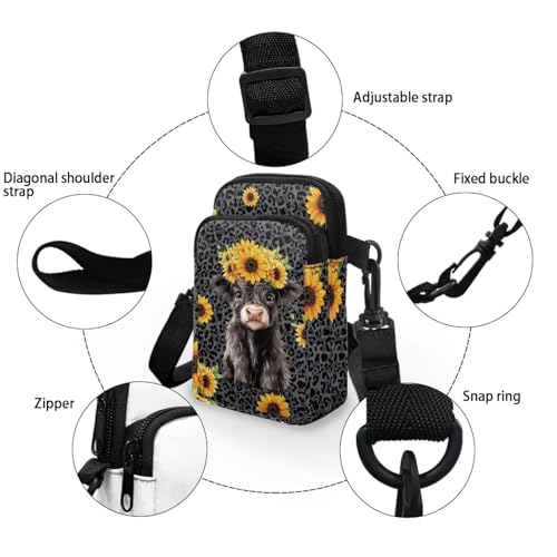 Image of Xpyiqun Small Crossbody Bag Women Phone Purses Sling Shoulder Handbag Cross Body Pouch Wallet Bags