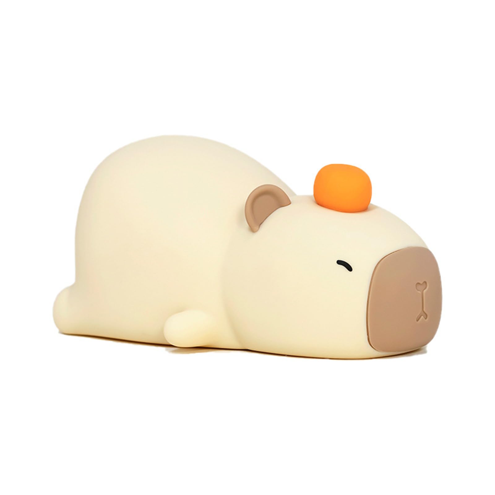 Kalttoy Cartoon Capybaras Night Light Lamp USB Dimmable Sleep Light for Kids Bedroom Rechargeables Silicone Nightlights Sleep Lamp