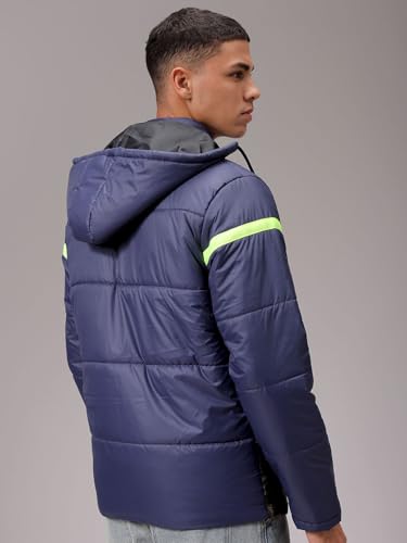 Image of The Indian Garage Co Men's Slim Fit Camouflage Puffer Jackets