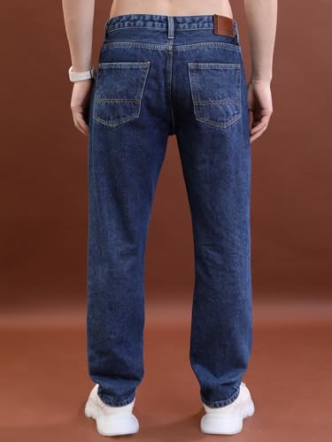Image of Highlander Men's Relaxed Fit Jeans | Mid-Rise | Heavy Fade | Jeans for Man