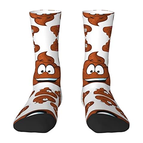 EWMAR Funny Poop Medium Length Socks Cover