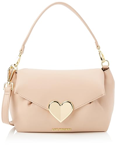 Love Moschino Jc4078pp1h, Bolso de Mano para Mujer, Color Carne, 26X17X9 Love Moschino Jc4078pp1h, Bolso de Mano para Mujer, Color Carne, 26X17X9