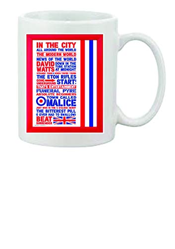 Image of The Jam 'Singles' Novelty Printed Mug