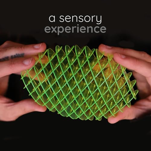 Image of morf Fidget Worm Toy - Desk Fidgets for Adults & Kids - Quiet, Interactive Sensory Toy - Green, Small