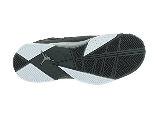 NIKE Jordan Boys' Grade School True Flight Basketball Shoes Black/White 342964-0104