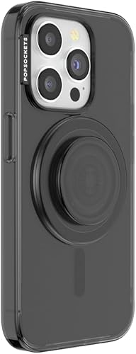 Miniatura 9 de PopSockets Funda para iPhone 15 Pro con agarre redondo para teléfono compatible con MagSafe, funda para iPhone 15 Pro, compatible con carga