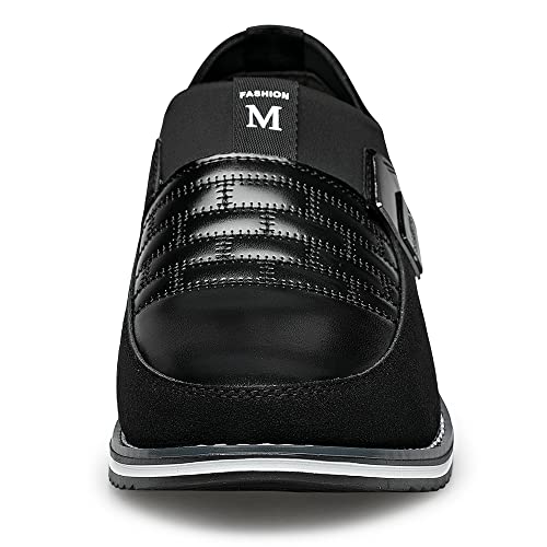 Men's Dress Shoes Comfort Sofft Premium Leather Fashion Casual Loafers Business Office Oxford Working Driving Walking Dress Sneakers Shoe4