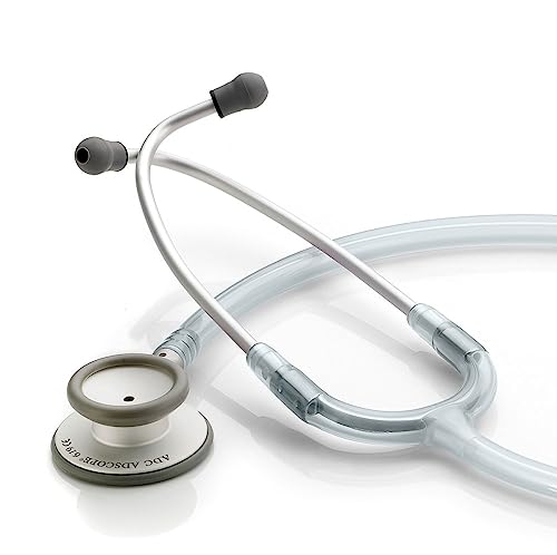 Image of ADC 619FG Adscope Lite Model 619 Ultra Lightweight Clinician Stethoscope with Tunable AFD Technology, Blue Diamond