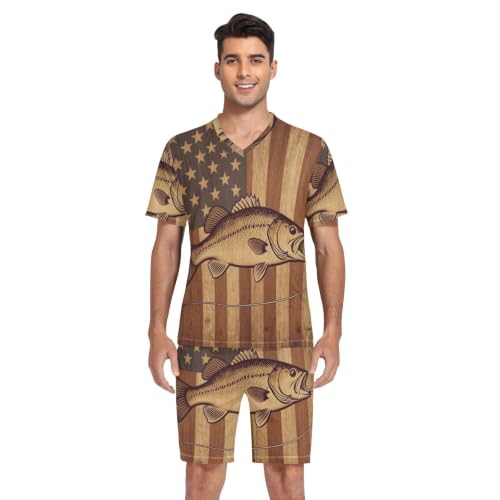 Camisas de pijama para hombre GuoChe el regalo perfecto para pescadores 6