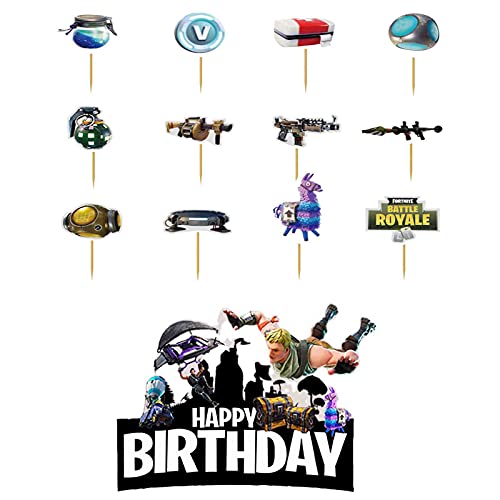 25 Stukken Taartdecoraties, Verjaardagsdecoratie, Taart Feestdecoratie, Taart Aankleedset, voor Verjaardagsfeestje… - Image 3