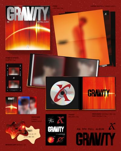 XIA Kim Junsu Gravity édition 5ème album complet avec suivi postal sécurisé