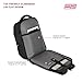 SwissGear Travel Tech Pro Laptop Backpack – Fits Laptops up to 16” – ScanSmart TSA-Friendly Backpack with Multiple Organizer Pockets – Black