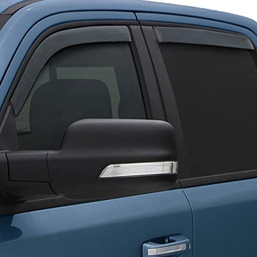 Auto Ventshade [Avs] In-Channel Ventvisor | 2016 - 2023 Nissan Titan Xd, 2017 - 2023 Nissan Titan Crew Cab - Smoke, 4 Pc. | 194977 #TOP8