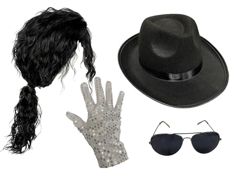 Adult's MJ Performance Costume Accessory Kit Black