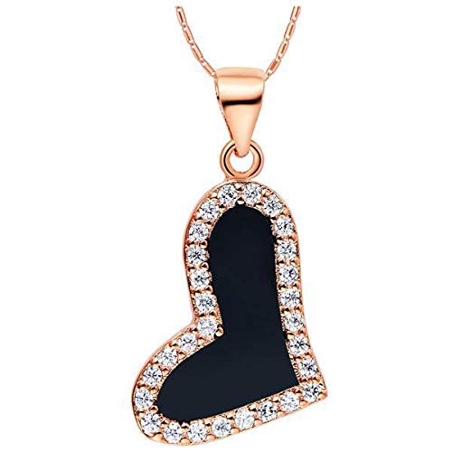 Collier en diamant coeur argent 925, le cadeau idéal pour femme