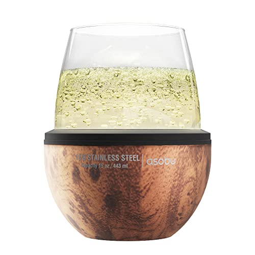 Asobu Insulated Stemless Wine Glass Sleeve cover