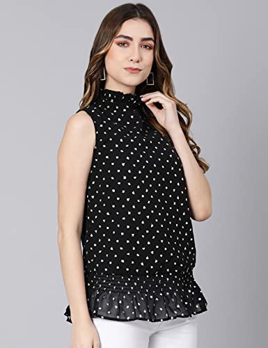 Image of oxolloxo Shine Lara Lurex Print Color Women Linned top