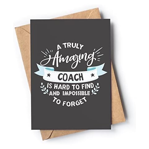 Coach Thank You Card Cover