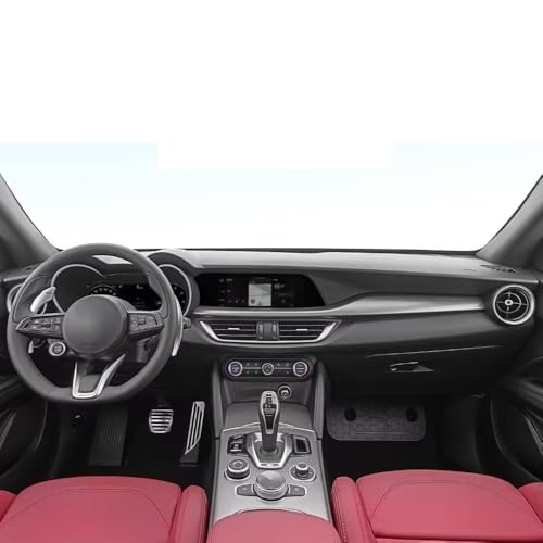 DUKLASSQ Car Dash Cover for 2018 2019 2020 2021 2022 2023 2024 2025 2026 Alfa Romeo Stelvio Without...