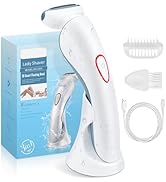 Elektrisch scheerapparaat voor vrouwen, pijnvrij damesscheerapparaat voor gezicht, benen, oksels, biki...