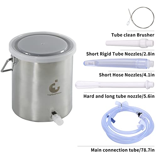 TopQuaFocus Stainless Steel Enema Kit