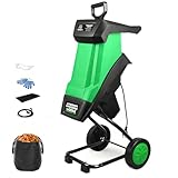 【Motore ad alte prestazioni】Alimentato da un robusto motore da 2400 W, questo biotrituratore da giardino funziona a un'impressionante velocità a vuoto di 4500 giri/min. Con un diametro di taglio di 39 mm, gestisce efficacemente foglie e rami, rendendolo uno strumento da giardino essenziale per un'efficace rimozione dei detriti.