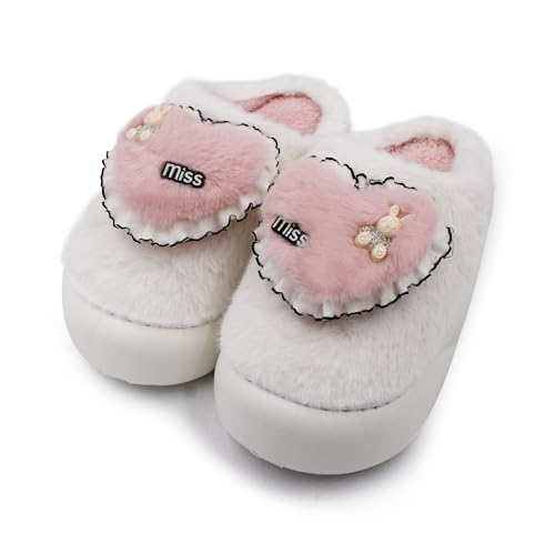 Image of VRITRAZ Women's Comfort Slip On Closed Toe Warm Winter with Cute Design print House Clog Indoor Slipper