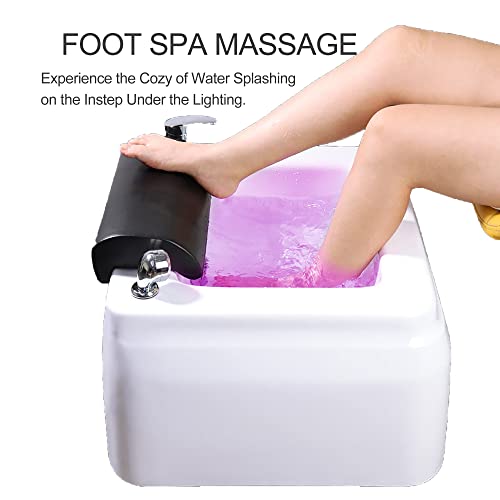 Spa para pies con masaje y luces, 61x59x35 cm miniatura 2