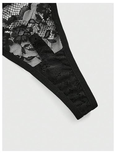 Image of RoseSeek Women's Sparkling Butterfly Chain Underwear Low Rise Cheeky G String Panty
