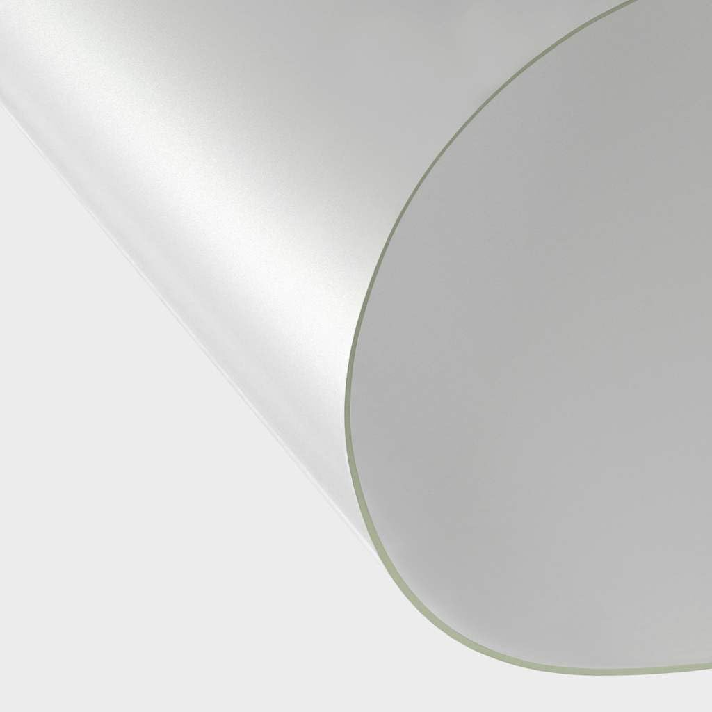 Tischfolie Matt quadratisch 80x80 cm 1,6 mm PVC wasserdicht Kratzfest abwaschbar als Tischschutz und Schreibtischunterlage für Esszimmer und Büro