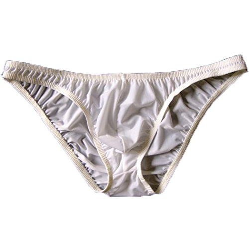 Mlovew Men's Soft Smooth Silky Bulge Bikini Contoured Pouch Briefs Underwear