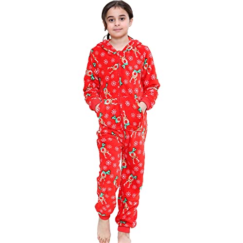 Pyjamas pour des gamins confortable rouge fini le froid la nuit