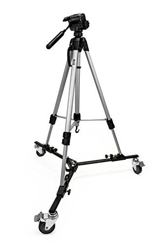 Opteka M3 Professional Heavy Duty Folding Tripod Dolly with Case and 70" Tripod