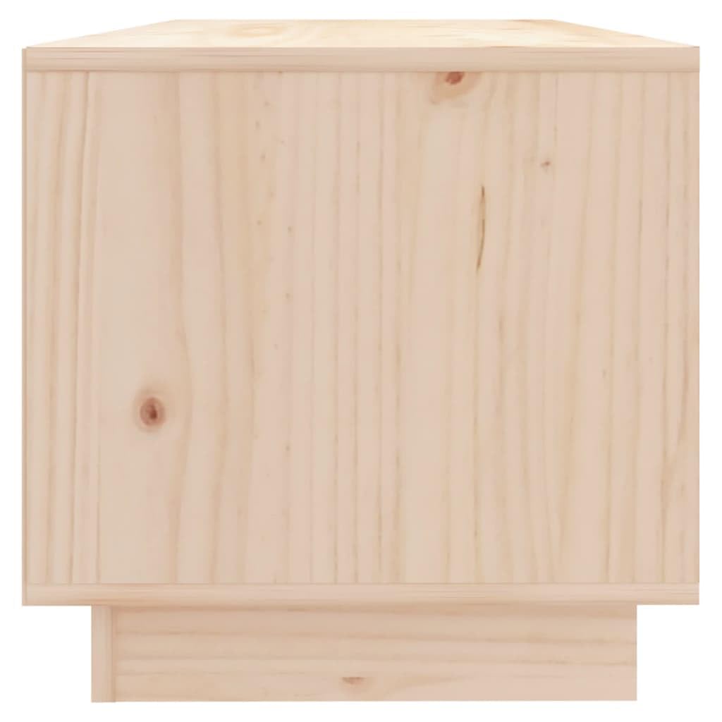vidaXL Mueble de TV Aparador Armario Estante Soporte Mobiliario Salón Sala de Estar Dormitorio Decoración de Madera Maciza de Pino 90x35x35 cm