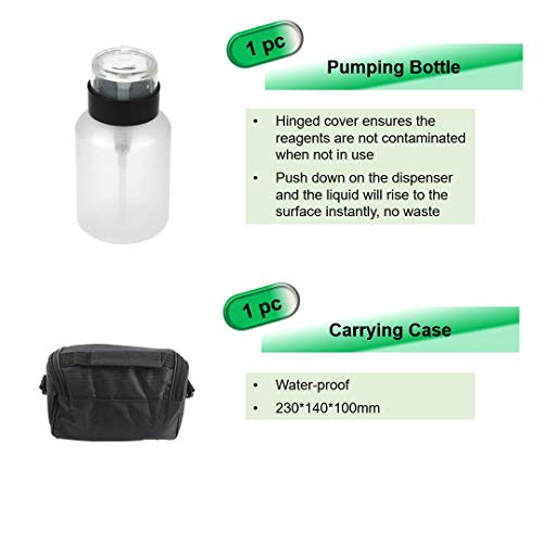 Fiber Optic Cleaning Kit Ftth Optical Fiber Cleaner Tools With Fiber Cleaning Cassette For Fc Sc St Lc Mu Connectors, 1.25Mm/2.5Mm Fiber Cleaner Pens, Cleaning Swabs Wipes #TOP6