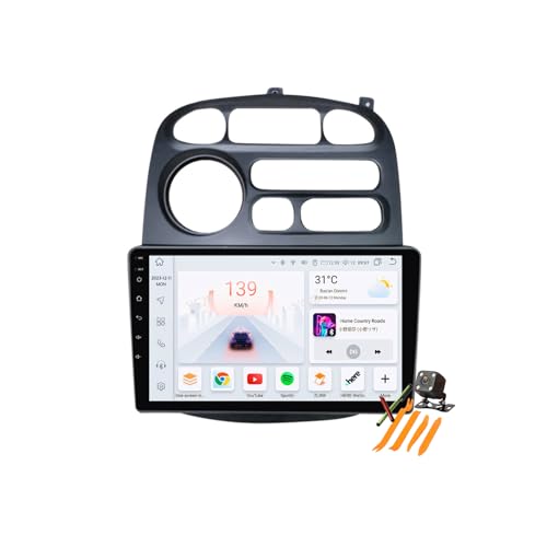 Radio de coche Android 13 2 Din Hyundai H1 Starex 1997-2007 con GPS satelital y CarPlay Y400s