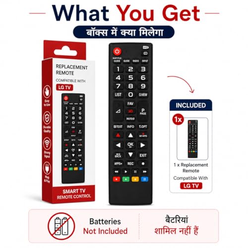 Image of Replacement Remote Compatible with LG Smart TV | Universal Remote for LG LED OLED WebOS TVs (32 /43 /50 /55 Inch) | No Setup Required