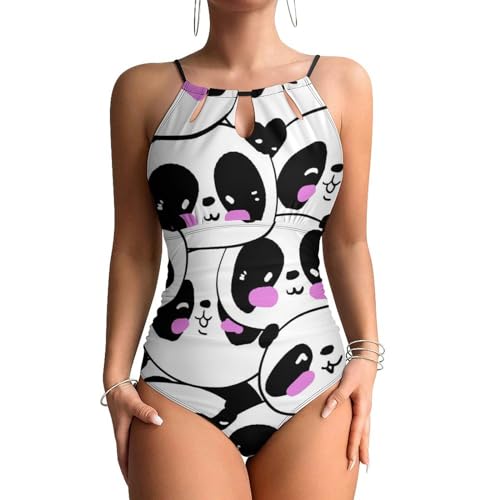 Maillot de bain une pièce panda gainant pour retrouver confiance sur la plage