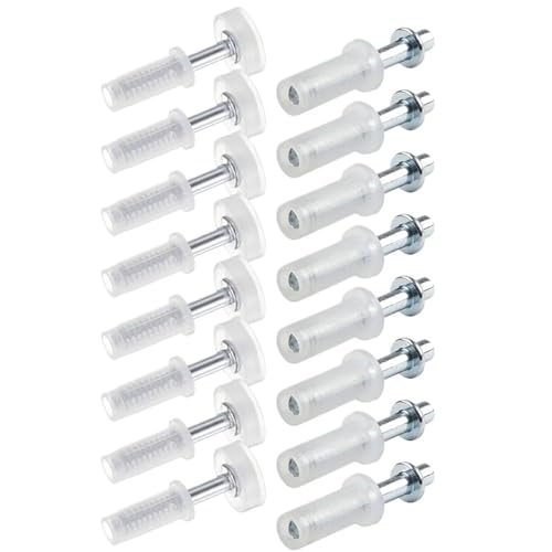 Kit de herrajes para puerta de clóset bi-fold Durable 16 piezas con ruedas guía para instalación miniatura 1