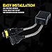 Xprite Canbus Light Anti-Flicker Adapter Harness| Bulbs Resistor Decoder Error Free Conversion Kit for H8 H9 H11 (1 Pair)