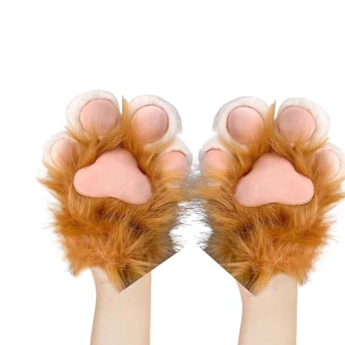 Gants de patte de chat chauds pour sorties en plein air et soirées déguisées
