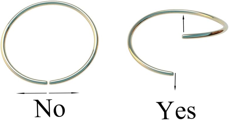 925 Sterling Silver White Opal Hoop Nose Ring – Tiny 24G 7mm Piercing for Women – Handmade Thin Silver Jewelry for Sensitive Skin – Small Elegant Dainty Hoop - Image 8