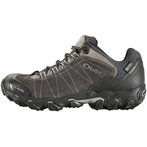 Oboz Men's Bridger Low B-Dry Waterproof Hiking Shoe, Dark Shadow, 10.5 Cover