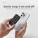 elago Magnetic Suction Cup Phone Mount Compatible with MagSafe Case, Removable Silicone Sticky Grip Holder for iPhone, Hands-Free Selfies/Video for TikTok&Instagram Influencer/Creator (Black)