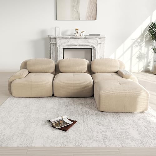 Tessuto in cordone di alta qualità: immergiti nella sensazione setosa del nostro tessuto a coste, morbido e morbido al tatto. Questo materiale sottile e lussuoso combina morbidezza e calore per un comfort duraturo. Con la sua consistenza unica e la delicata lucentezza, si distingue e offre una piacevole comodità in ogni stagione che arricchisce la sensazione tattile.