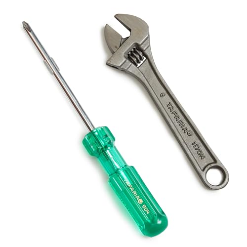 Image of Taparia TK-065 904, 1170 Screwdriver 2 In1 & Adjustable Spanner 6 inch Set
